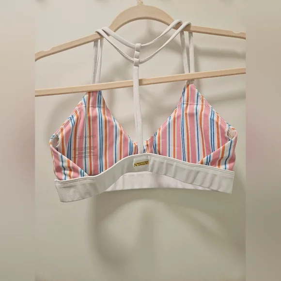 Cleo Harper Riley Bralet Striped Multi-Color Size S - Picture 5 of 10